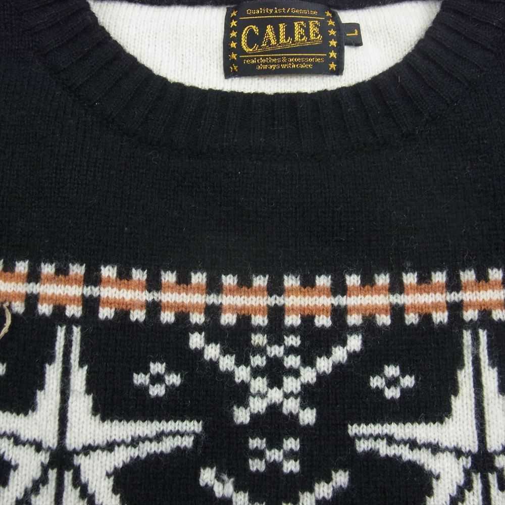 Calee Nordic Pattern Wool Jacquard Knit - image 3