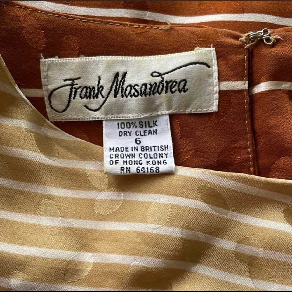 Vintage Designer Frank Masandred Unique 100% Pure… - image 6