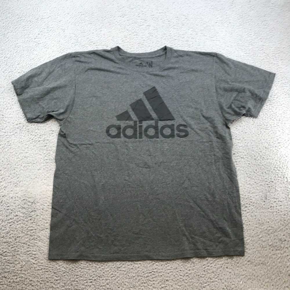 Adidas Adidas Shirt Adult XL Gray Graphic Go-To P… - image 1