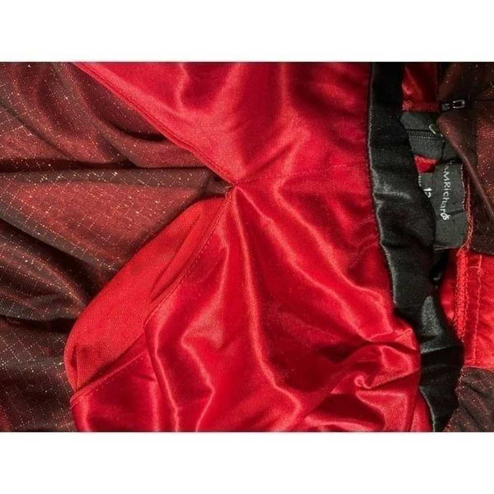 R & M Richard’s VTG Red and Black Ombré  Dress - image 8