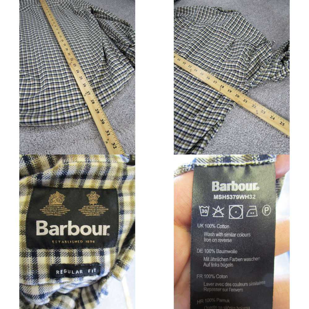 Barbour Barbour Shirt Mens Small Tanlaw Shirt Bei… - image 4