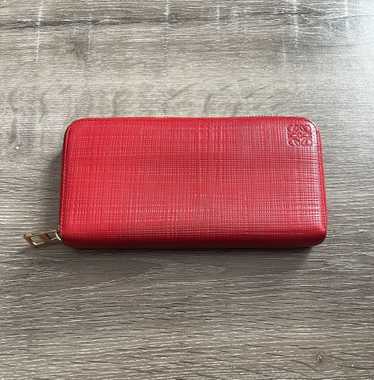 Loewe Loewe Red Long Wallet