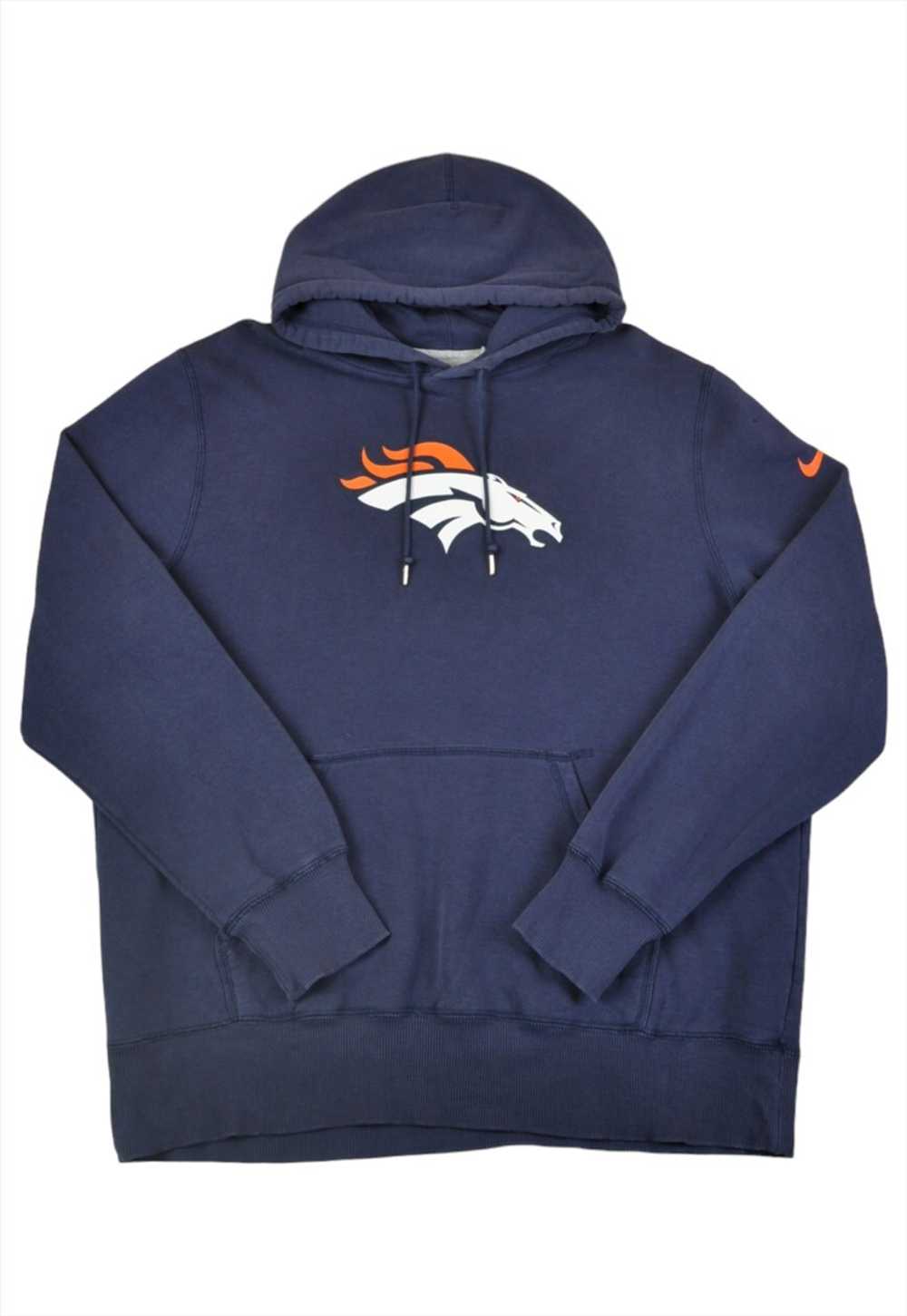 Vintage Nike NFL Denver Broncos Hoodie Sweatshirt… - image 1