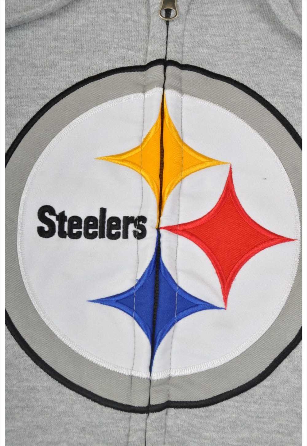 Vintage NFL Pittsburgh Steelers Hoodie Sweatshirt… - image 5