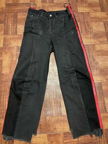 Vetements Vetements Demna Reworked Jeans Leather S