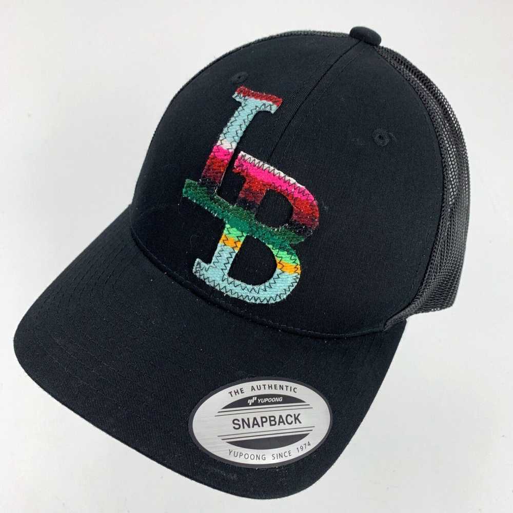 Vintage LB Letters Initials Ball Cap Hat Snapback… - image 1