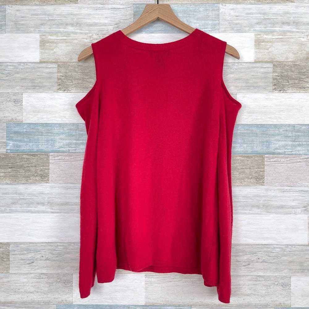 Other Peck & Peck Cashmere Cold Shoulder Sweater … - image 3