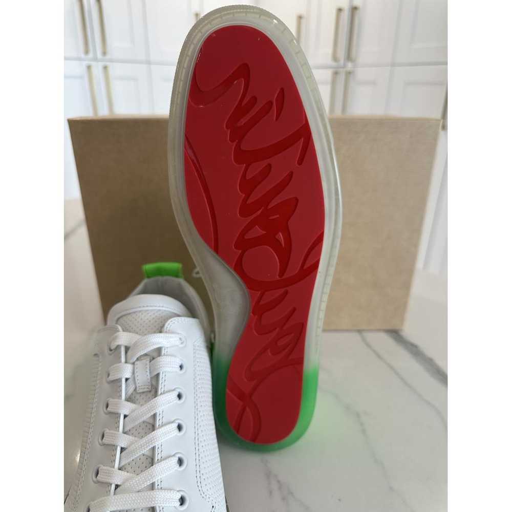 Christian Louboutin Louis leather low trainers - image 7