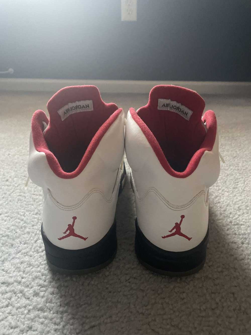 Jordan Brand Air Jordan 5 Retro ‘Fire Red’ White - image 4