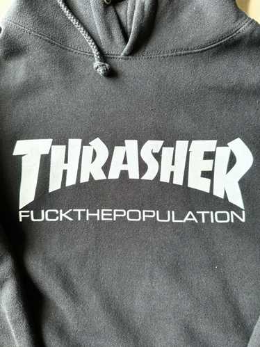 Fuck The Population × Thrasher FTP X Thrasher hood