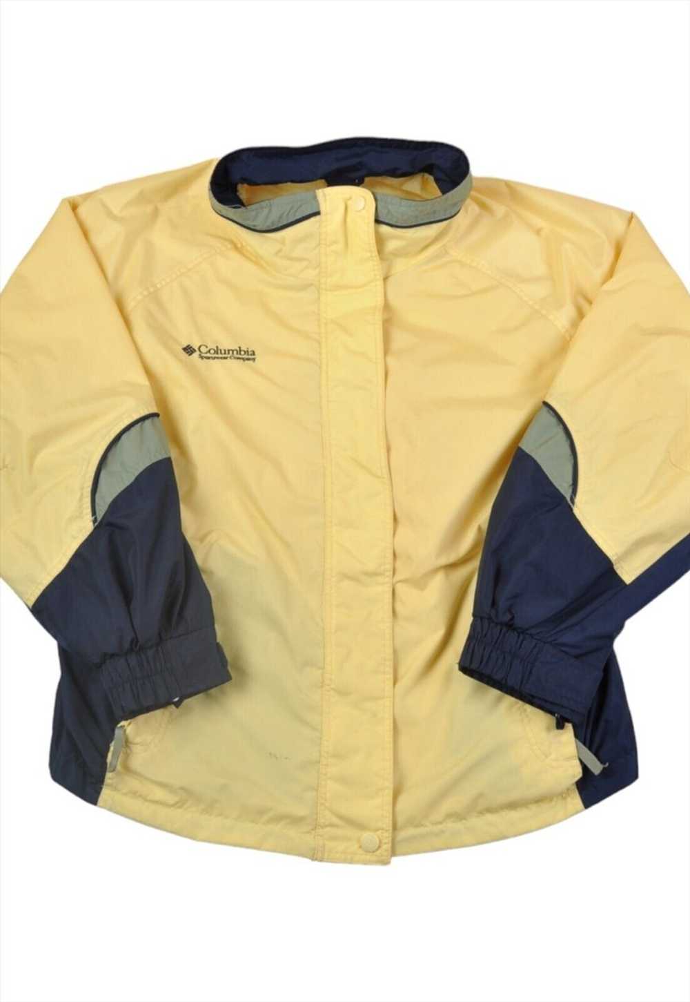 Vintage Columbia Jacket Waterproof Yellow/Navy La… - image 1