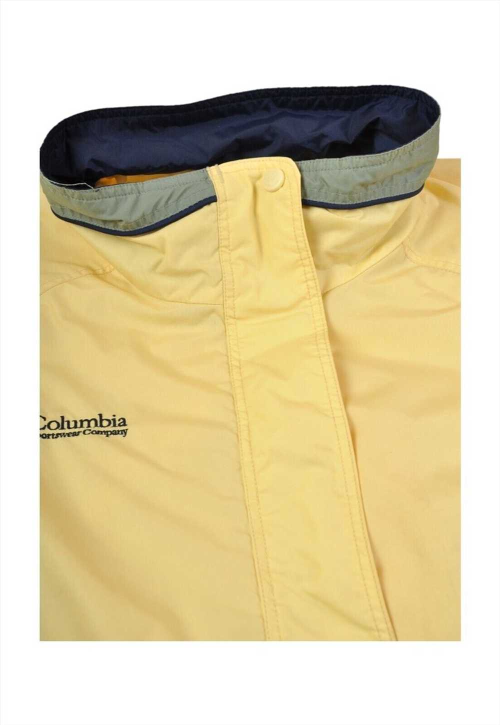 Vintage Columbia Jacket Waterproof Yellow/Navy La… - image 4