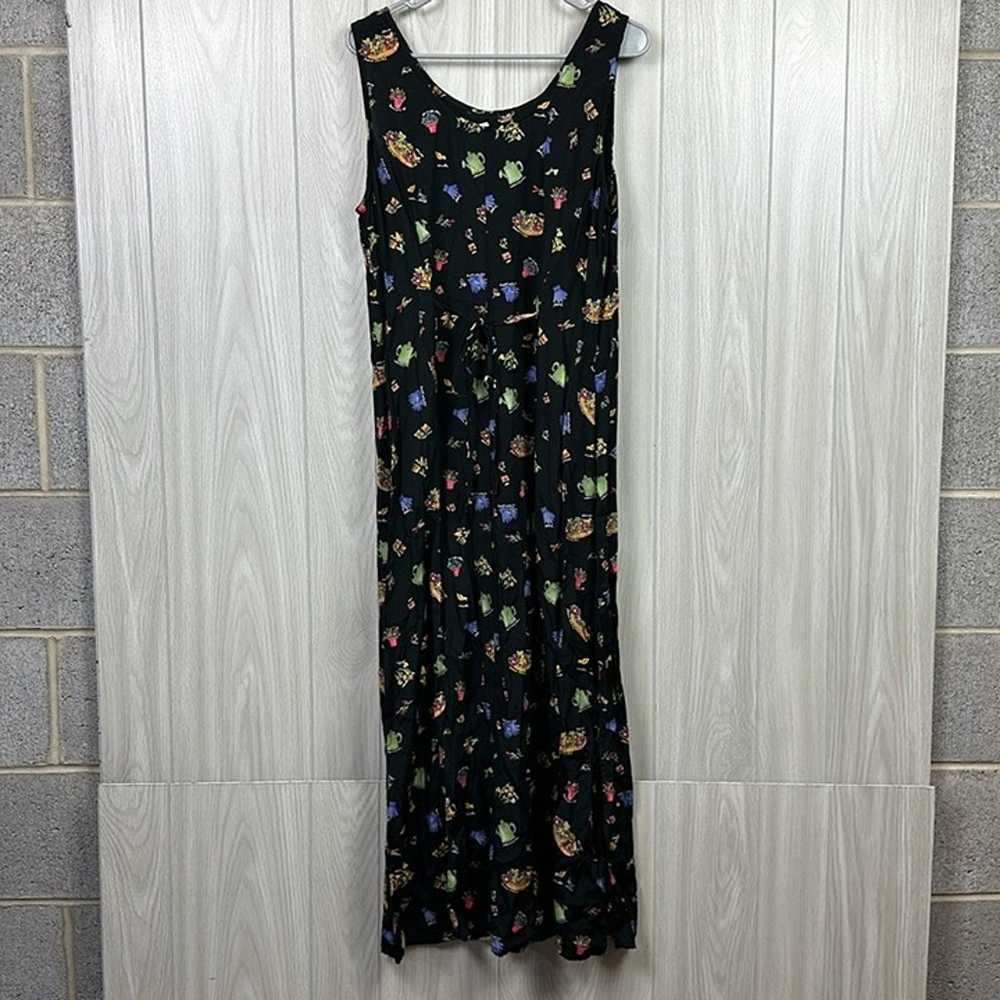 Nina Piccalino Womens Dress 14 Maxi Garden Sleeve… - image 5