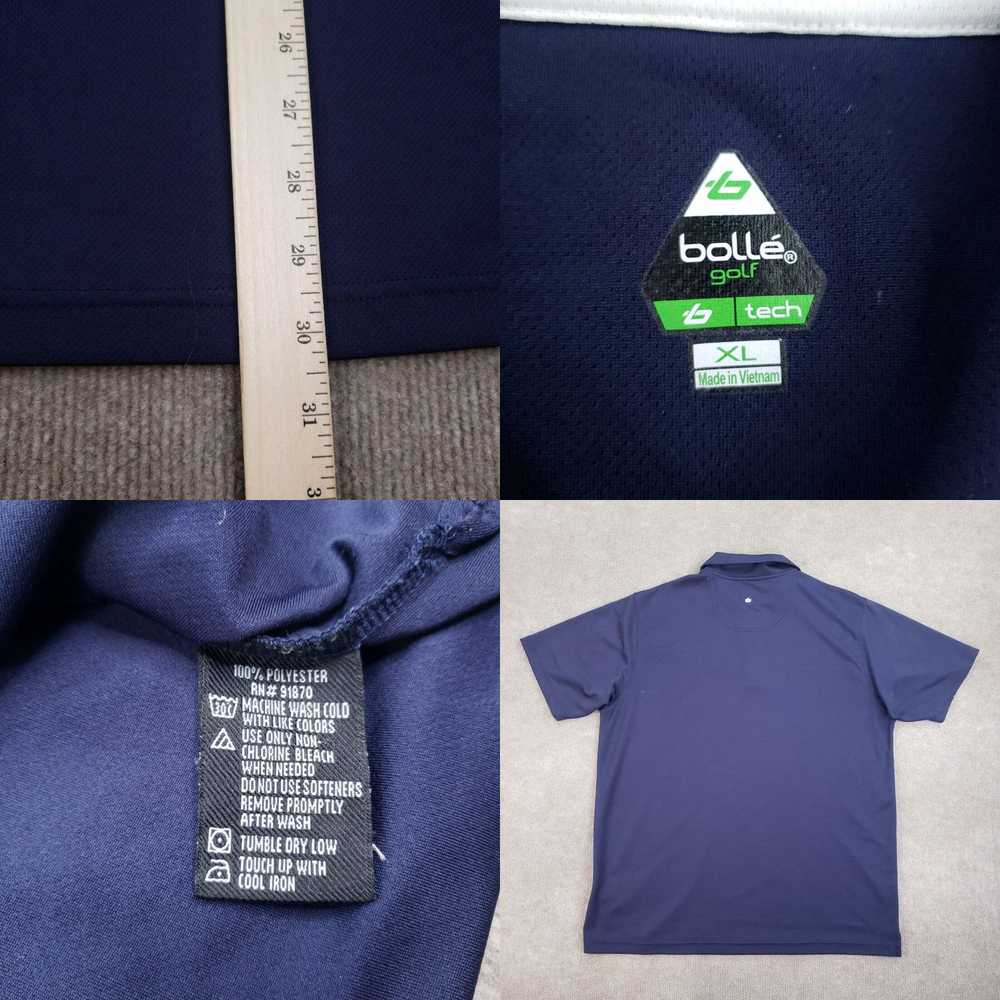 Vintage Bolle Polo Shirt Mens Extra Large Blue Sh… - image 4