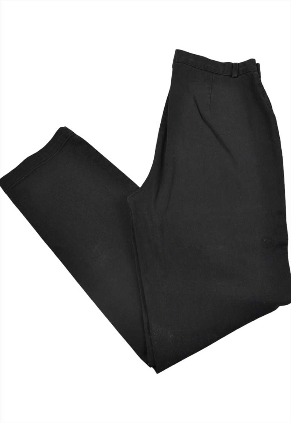 Vintage Dockers Chino Cotton Pants Black Ladies W… - image 2