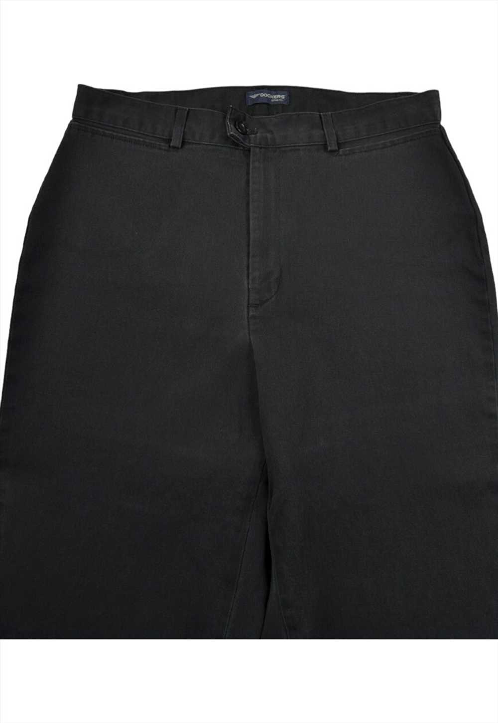 Vintage Dockers Chino Cotton Pants Black Ladies W… - image 3