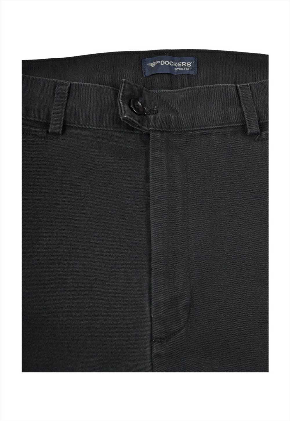 Vintage Dockers Chino Cotton Pants Black Ladies W… - image 4