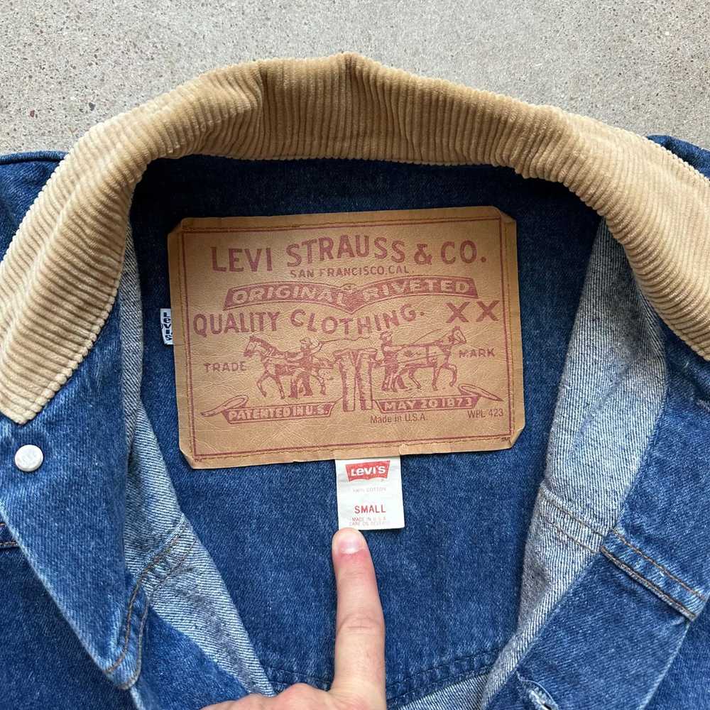 Levi's × Vintage Vintage 80s Levi’s Cowboy Duster… - image 3