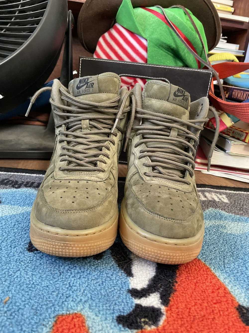 Nike Air Force 1 High Medium Olive Dark Gum - image 3