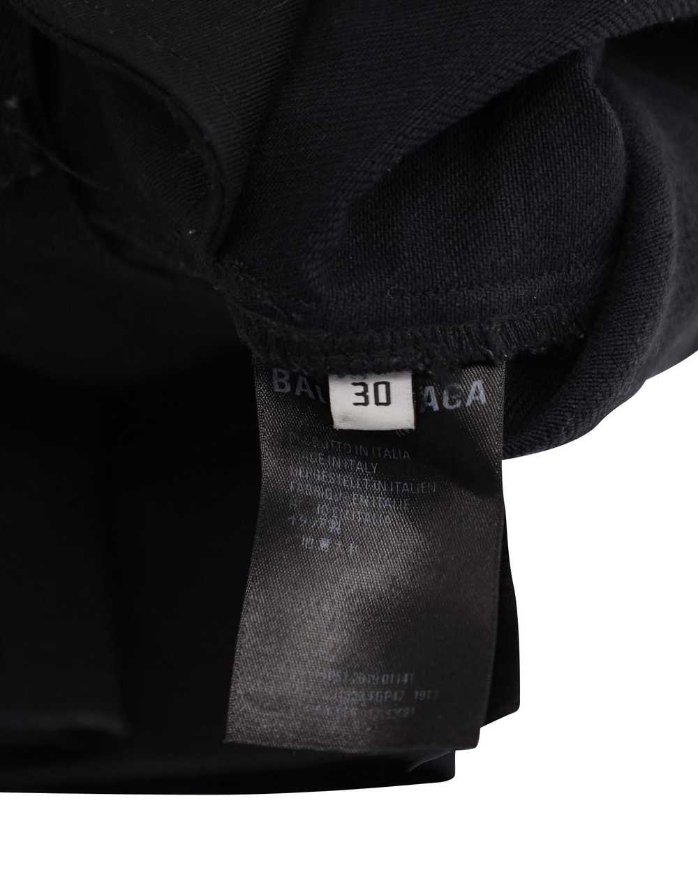 Balenciaga Mid-Waist Black Cotton Skinny Jeans - image 4