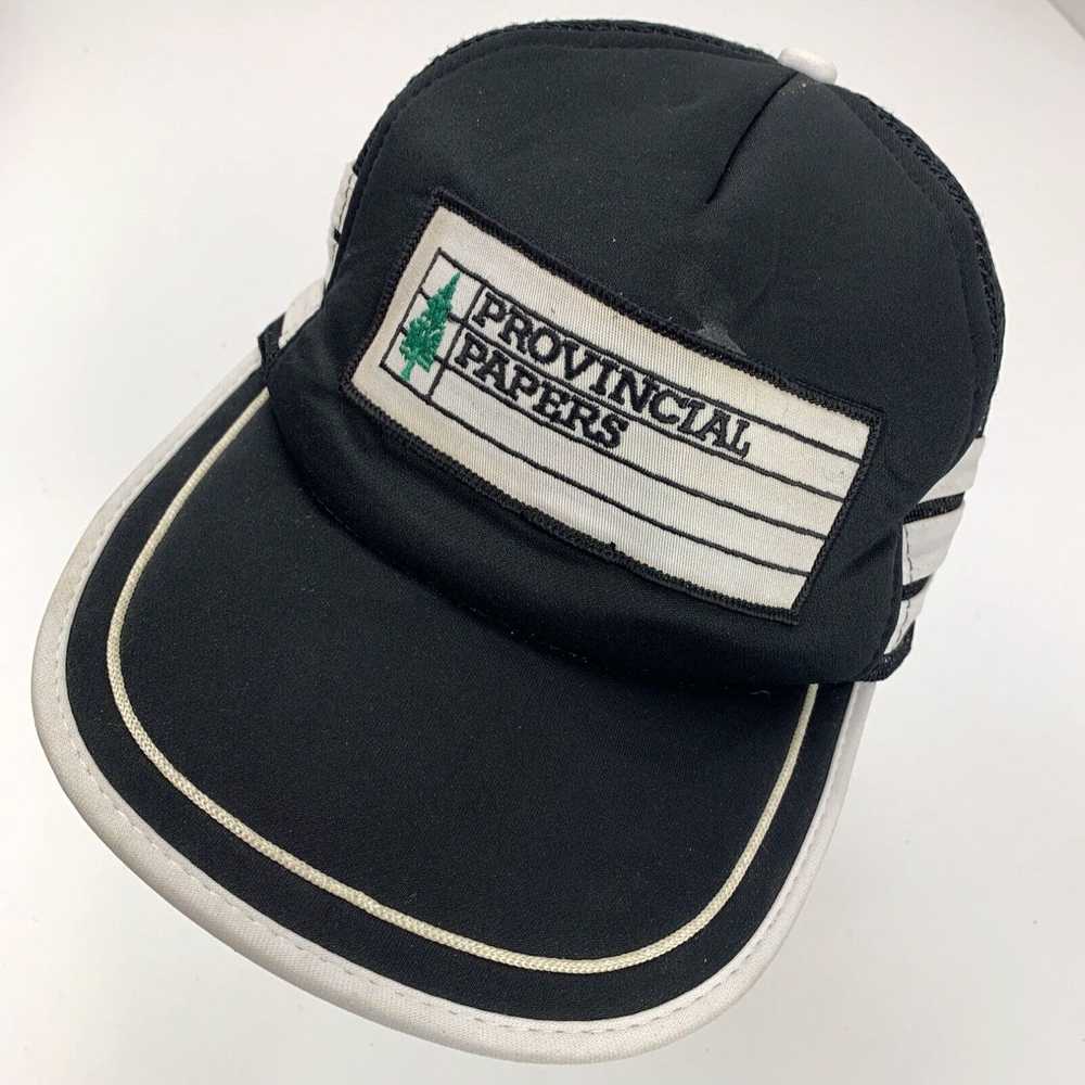 Bally Provincial Papers 3 Stripe Trucker Ball Cap… - image 1