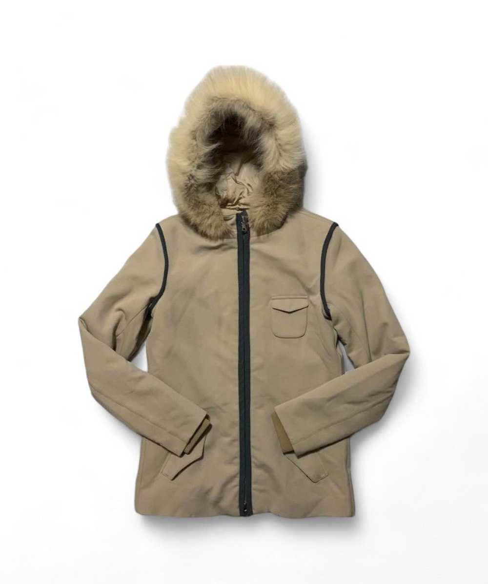 Prada Prada Sport - fox nylon fur light jacket be… - image 1