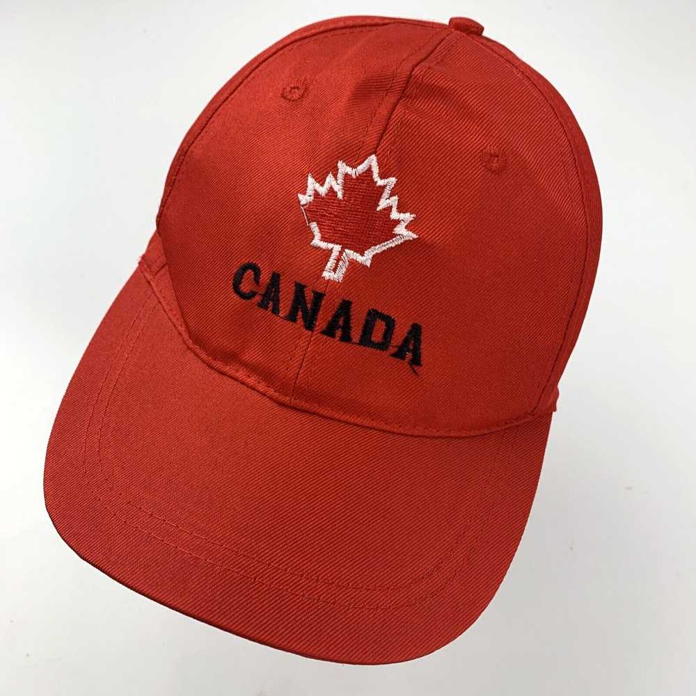 Bally Canada Poor Quality Red Ball Cap Hat Adjust… - image 2