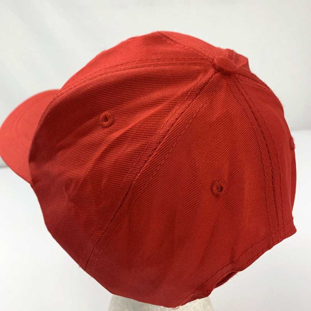 Bally Canada Poor Quality Red Ball Cap Hat Adjust… - image 3
