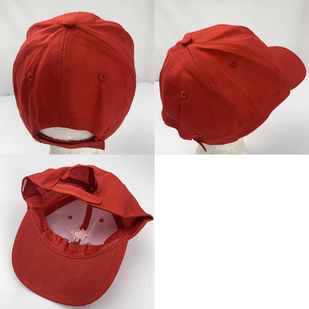 Bally Canada Poor Quality Red Ball Cap Hat Adjust… - image 4