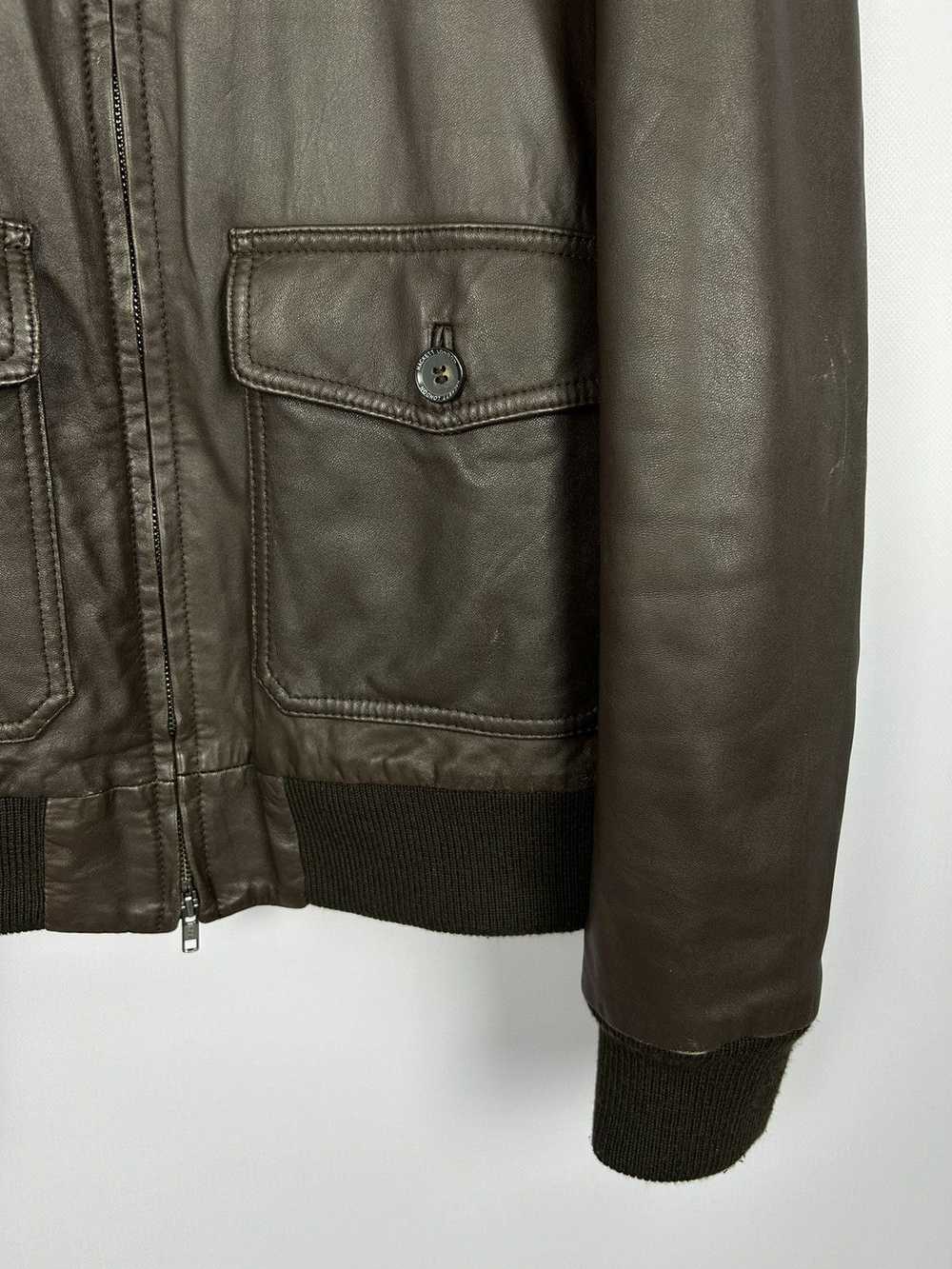 Hackett × Leather Jacket × Vintage Hackett Leathe… - image 8