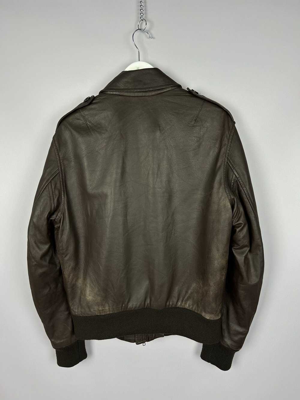 Hackett × Leather Jacket × Vintage Hackett Leathe… - image 9