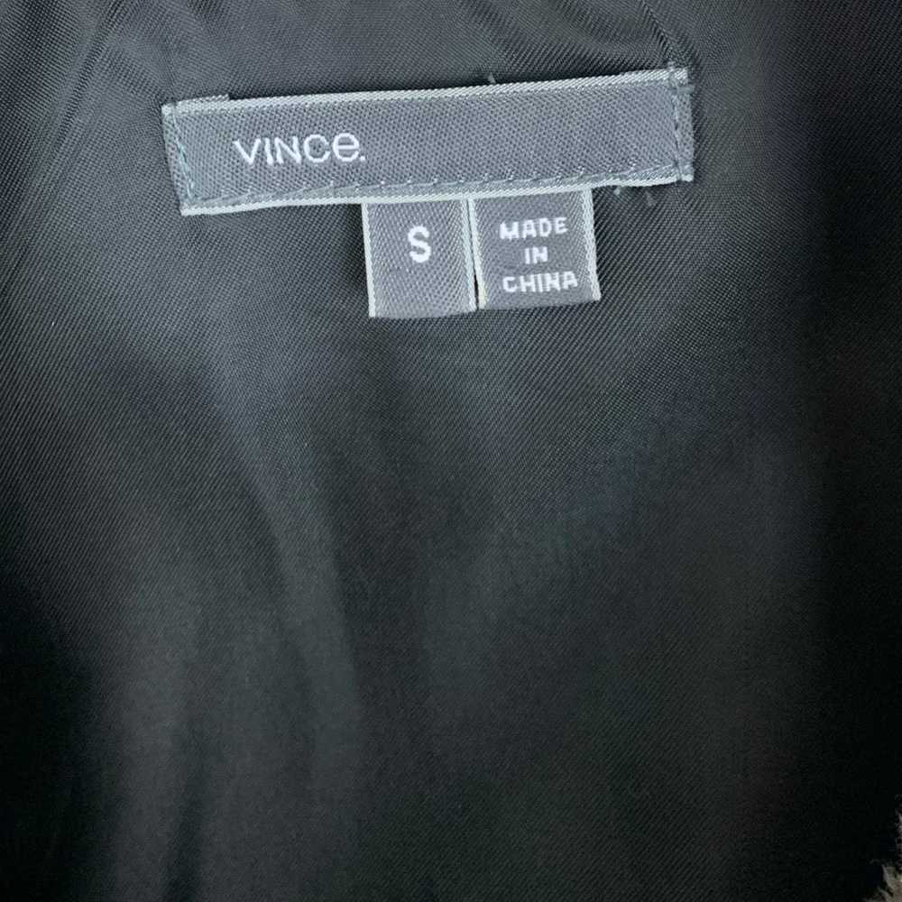 Vince Vince Lamb Shearling Suede Moto Jacket Blac… - image 3