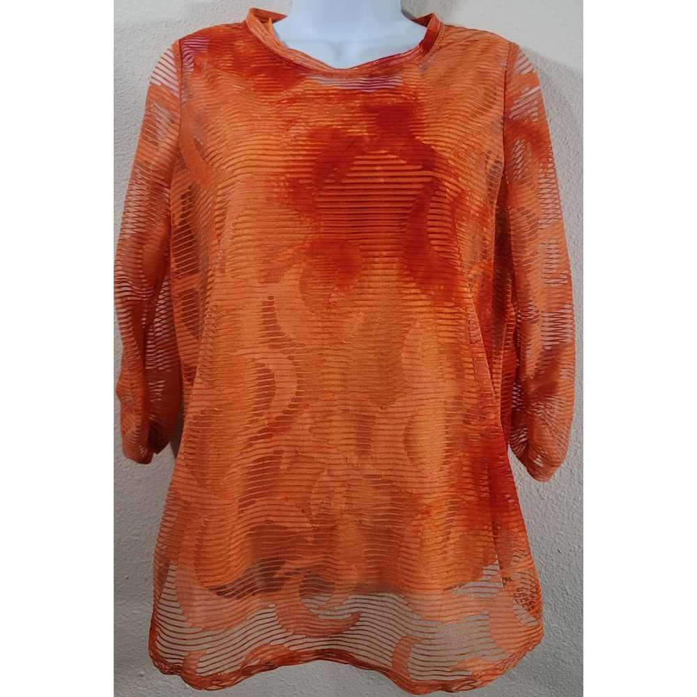 Other Erin London Orange Overshirt & Tank 2 Piece… - image 1
