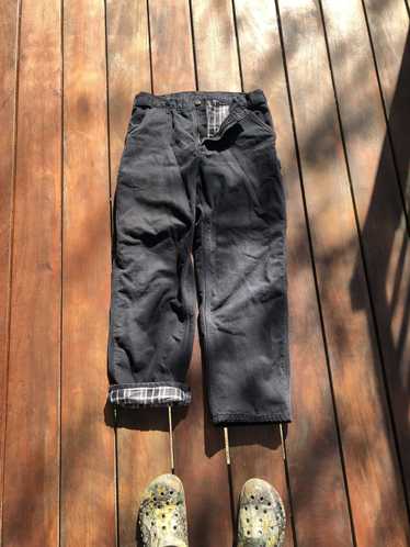 Carhartt Flannel Lined Dungaree Carpenter Pants