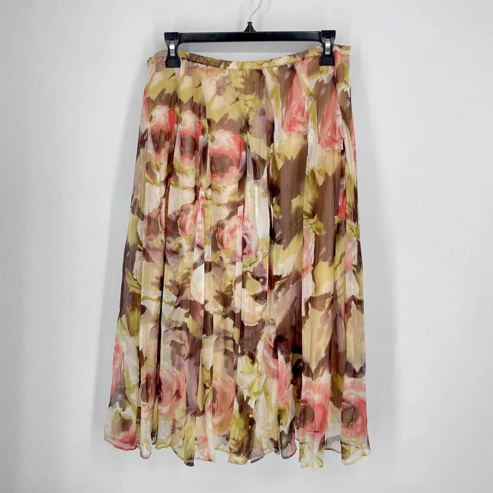 Coldwater Creek Coldwater Creek Silk Floral Pink … - image 4