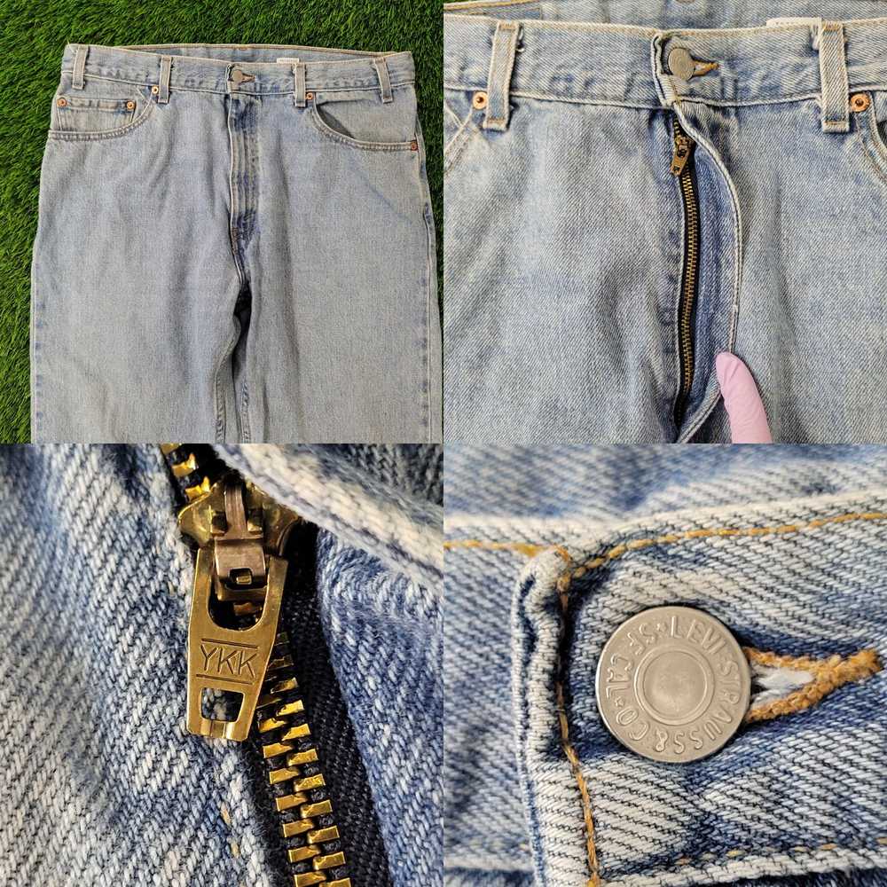 Levi's Vintage 505 LEVIS Straight Jeans 34x30 (36… - image 4