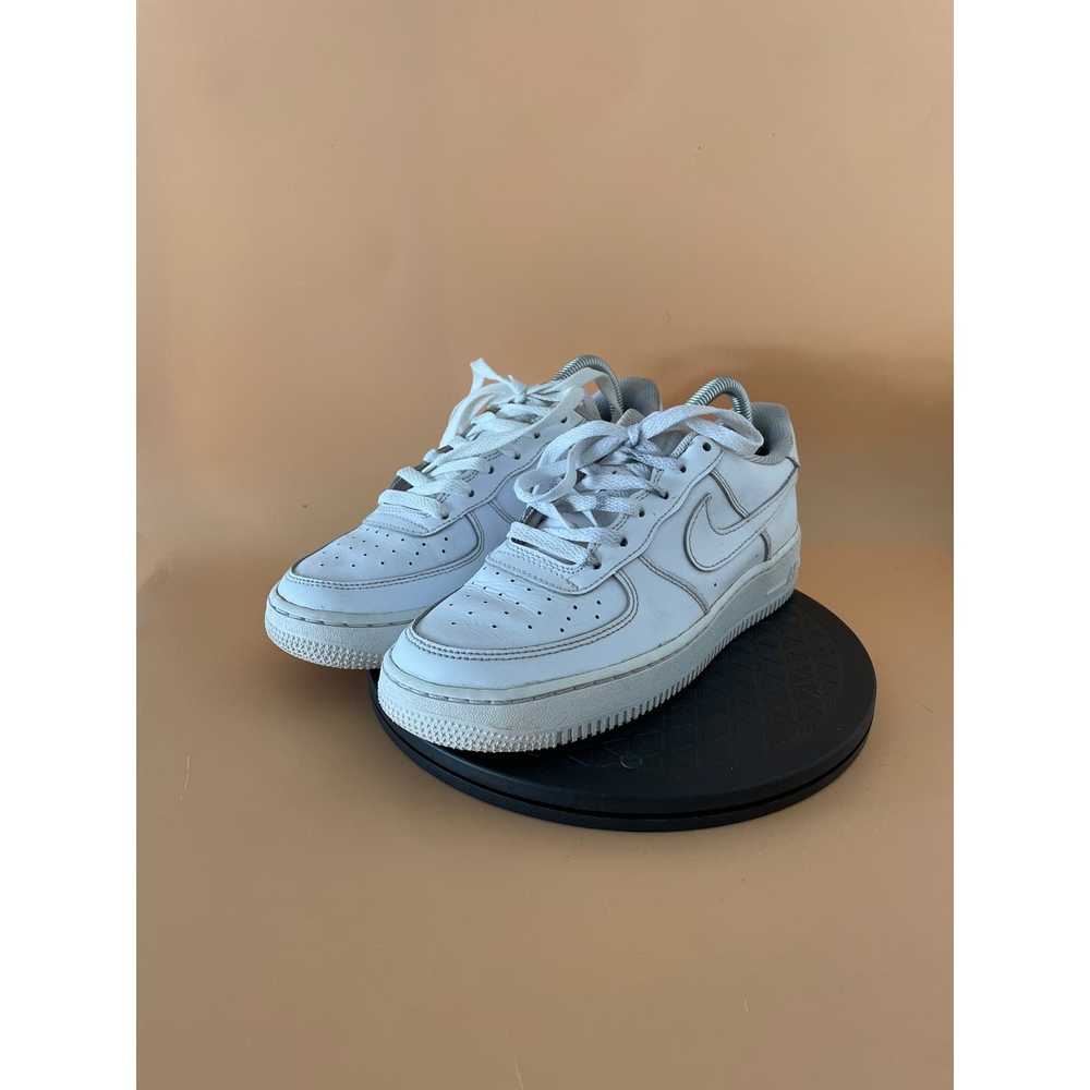 Nike Nike Boys Air Force 1 LE White Leather Sneak… - image 2