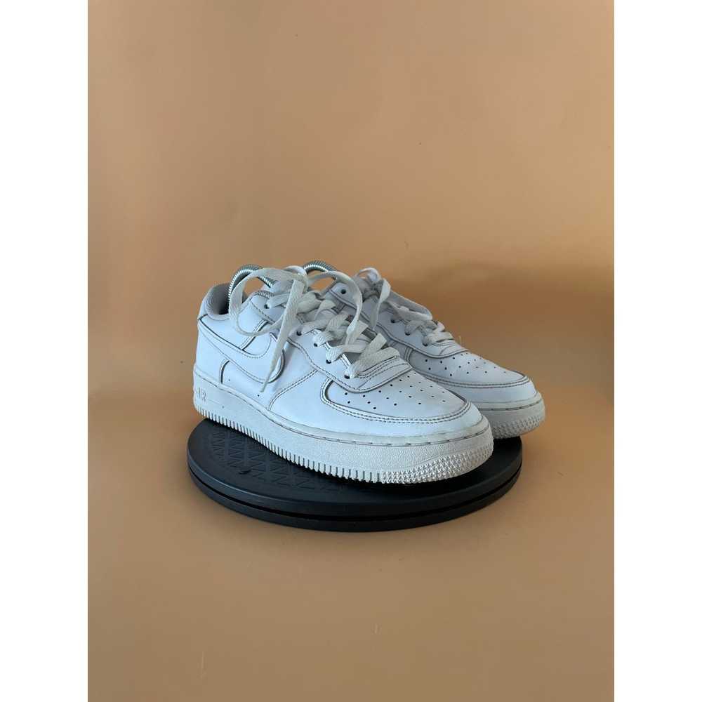 Nike Nike Boys Air Force 1 LE White Leather Sneak… - image 3