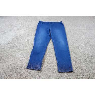 Vintage Soft Surroundings Jeans Womens 1X Blue Pu… - image 1