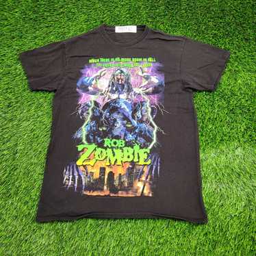 Vintage Rob-Zombie Metalcore Hell-City Shirt Wome… - image 1