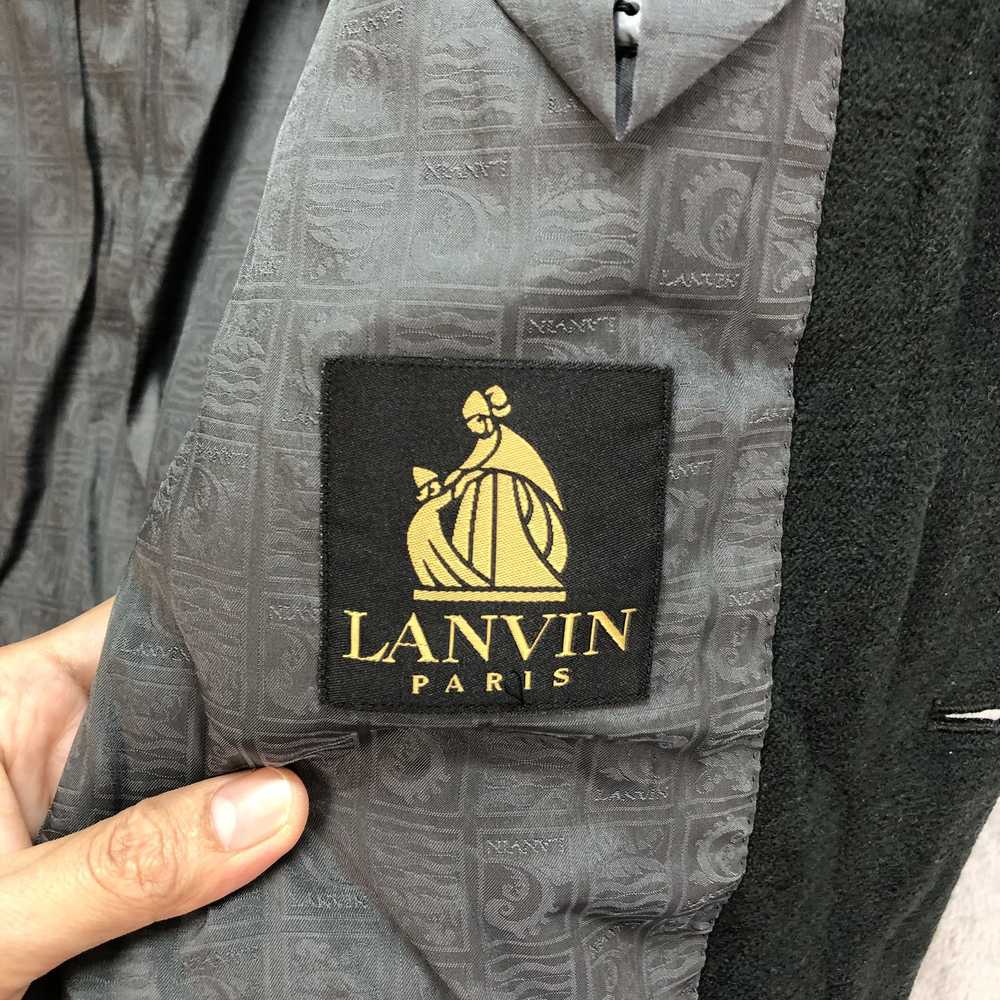 Lanvin × Luxury × Vintage LANVIN PARIS WOOL SUIT … - image 8