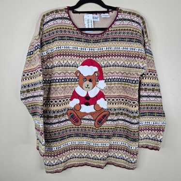 White Stag vintage Christmas Sweater Oversized Te… - image 1