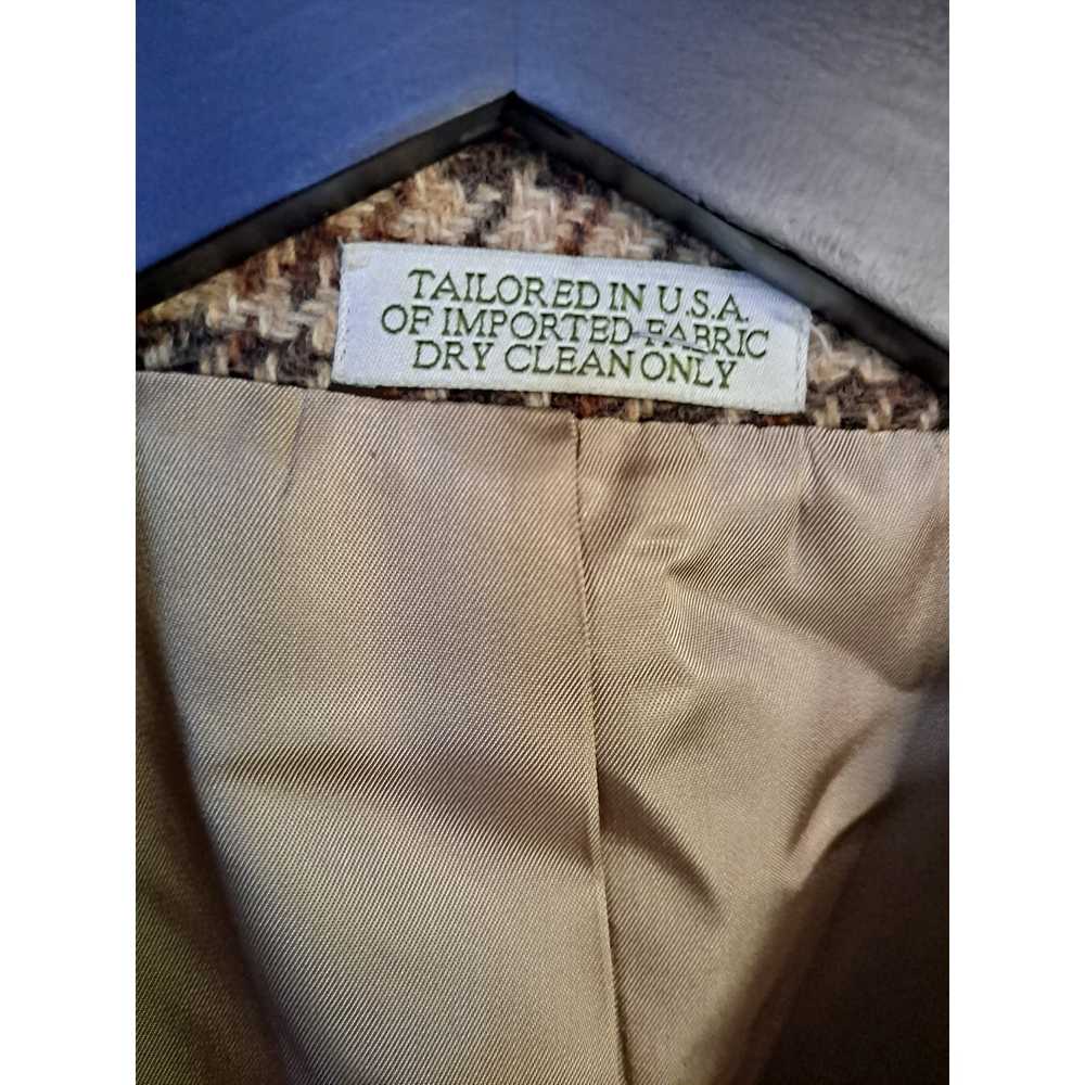Orvis Orvis 2 Button Blazer 100% Wool Plaid Size … - image 7