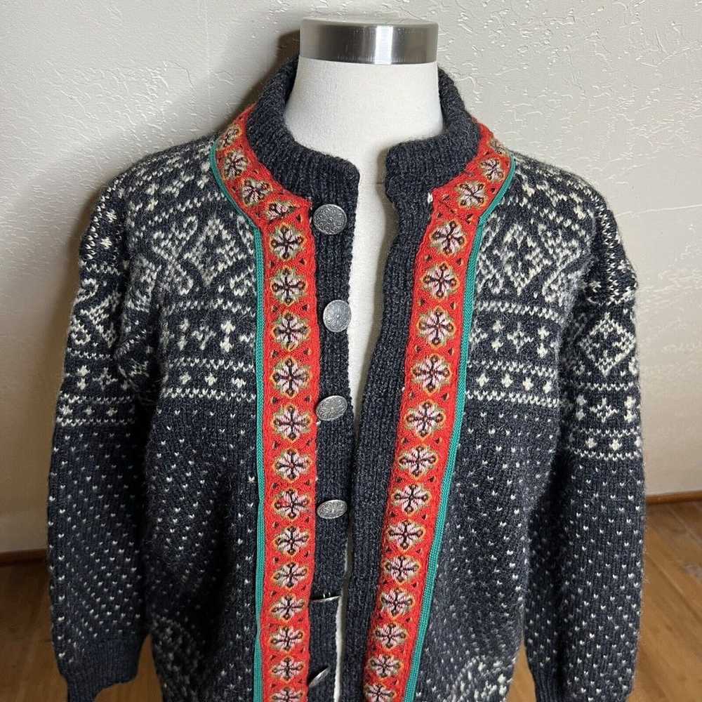 Vintage Siril Sweater Womens Medium Nordic Norway… - image 3