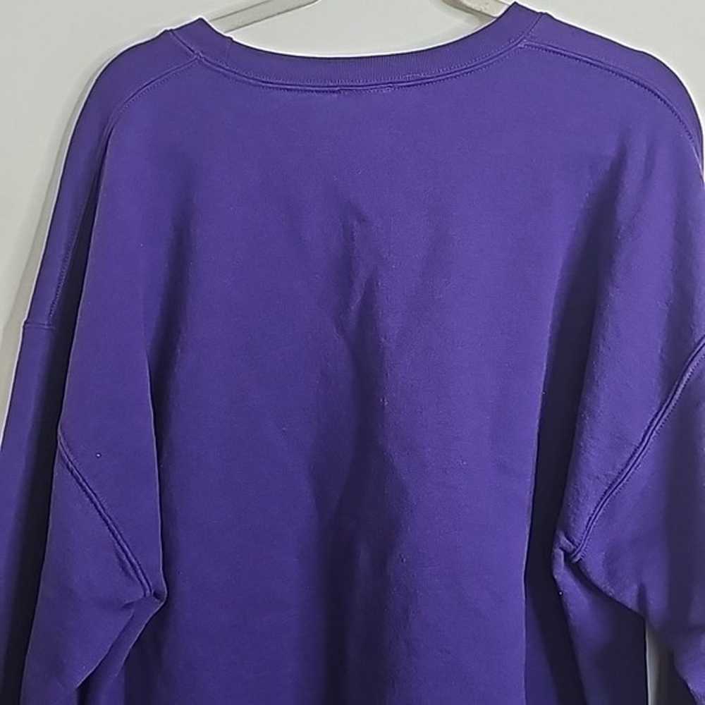 Four Winds Casino Purple Crewneck Sweater - image 6