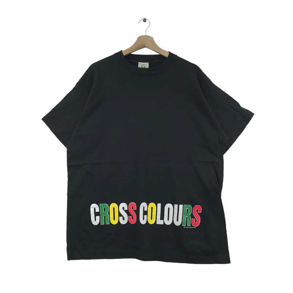 Cross Colours × Rap Tees Vtg 90’ CROSS COLOURS US… - image 1