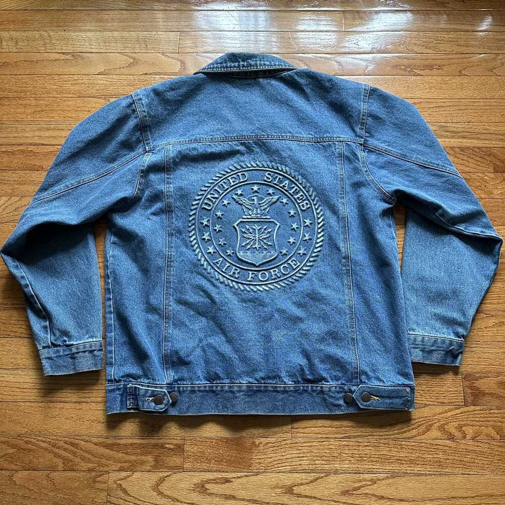 Denim Jacket × Military × Vintage United States A… - image 1