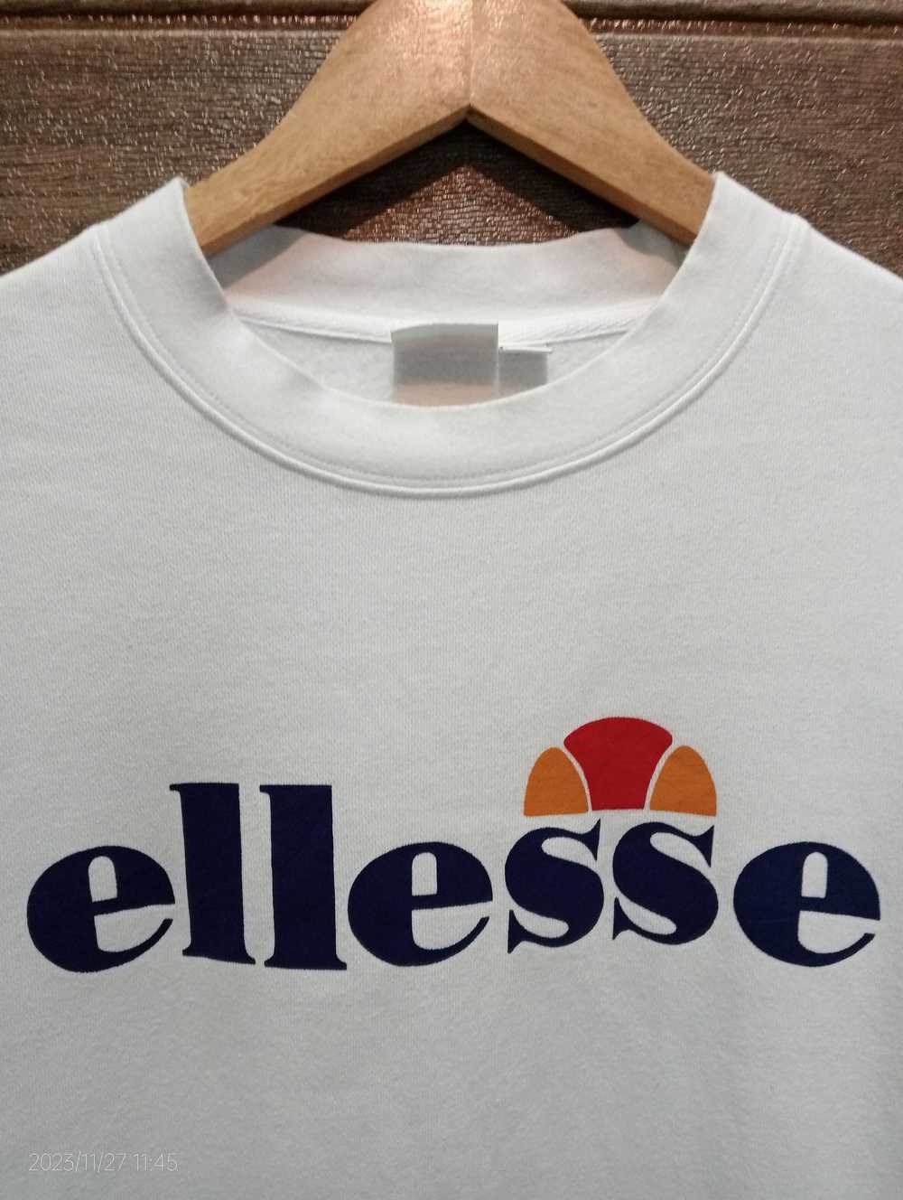 Ellesse × Streetwear 🔥Vintage Ellese Big Logo Wh… - image 2