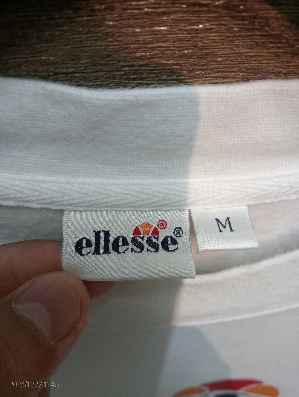 Ellesse × Streetwear 🔥Vintage Ellese Big Logo Wh… - image 7