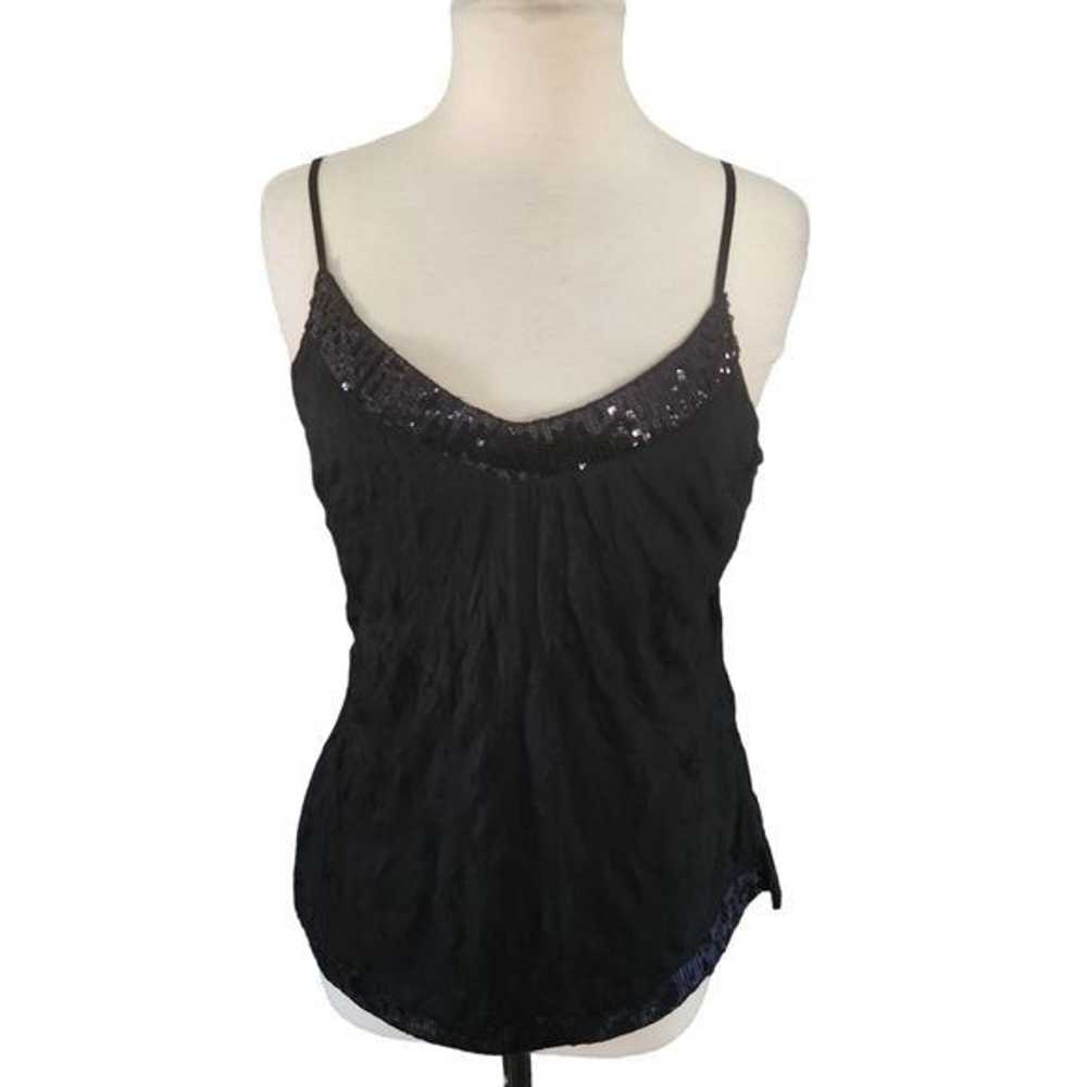 Other The (in) Shop Large Black Sequined Tank Top… - image 1